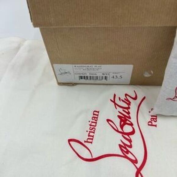 Men's Christian Louboutin WASSENGRAT boots calf leather and suede size 43.5 - Picture 4 of 11